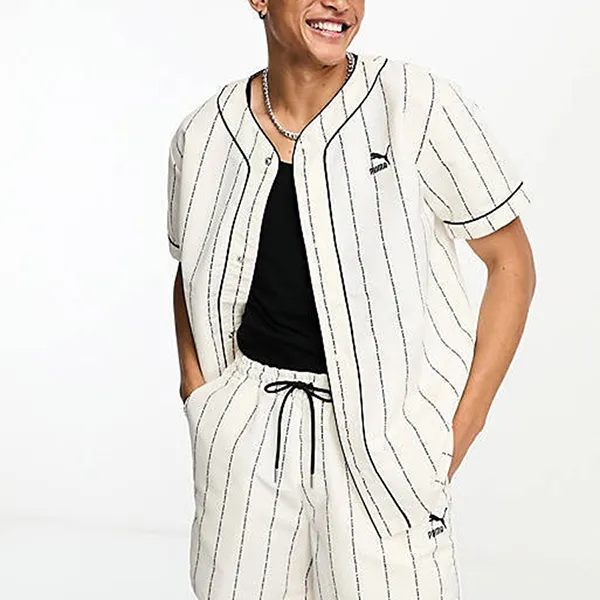 Bộ Quần Áo Cộc Tay Puma Style Co-ord Matching Màu Trắng Size S - Thời trang - Vua Hàng Hiệu