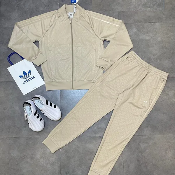 Bộ Thể Thao Nam Adidas Graphics Monogram SST Track IJ5688 IJ5690 Màu Be (Form Á) Size XL - Thời trang - Vua Hàng Hiệu