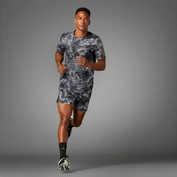 Bộ Thể Thao Nam Adidas Own The Run Patterned Màu Xám Họa Tiết Size XS - Thời trang - Vua Hàng Hiệu