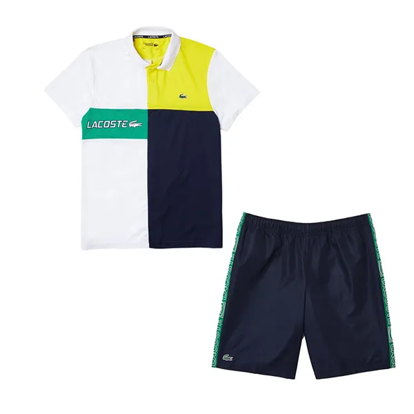 Bộ Thể Thao Nam Lacoste Sport Colour-Block Breathable Phối Màu Size 3
