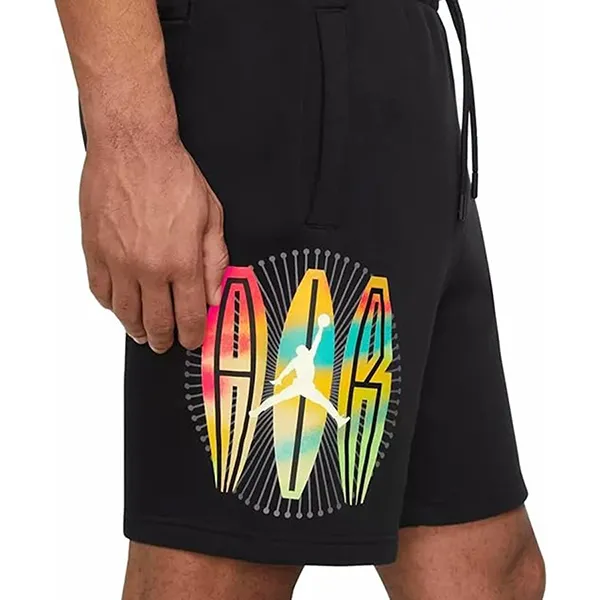 Bộ Thể Thao Nam Nike Men's Air Jordan Multi Color Logo Printing Circular Cotton White Màu Trắng Họa Tiết Size S - Thời trang - Vua Hàng Hiệu
