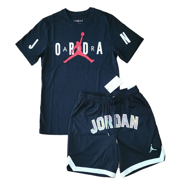 Bộ Thể Thao Nike Jordan Strech Màu Đen Size M - Thời trang - Vua Hàng Hiệu