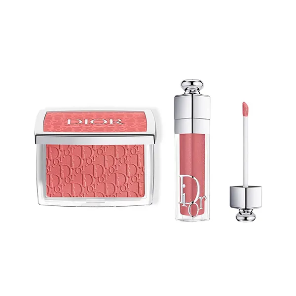 Combo Phấn Má Dior Rosy Glow Blush Và Son Dưỡng Addict Lip Maximizer Màu 012 Rosewood - Trang điểm - Vua Hàng Hiệu