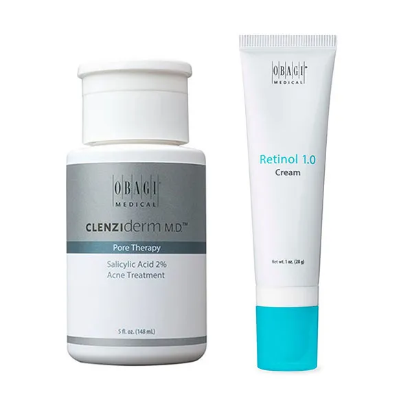 Combo Toner BHA Obagi Clenziderm MD Pore Therapy 2% 148ml + Kem Dưỡng Obagi 360 1.0% 28g - Mỹ phẩm - Vua Hàng Hiệu