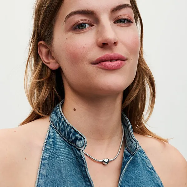Dây Chuyền Nữ Pandora Necklace 393091C00-45 Màu Bạc