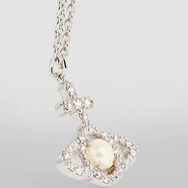 Dây Chuyền Nữ Vivienne Westwood Olympia Pendant Necklace Màu Bạc - Trang sức - Vua Hàng Hiệu