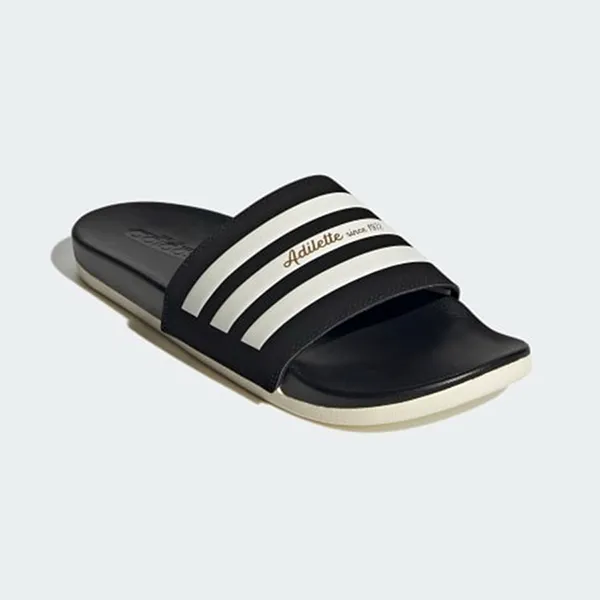 Dép Adidas Adilette Comfort Black/Gold GW5966 Màu Đen Trắng Size 43 L