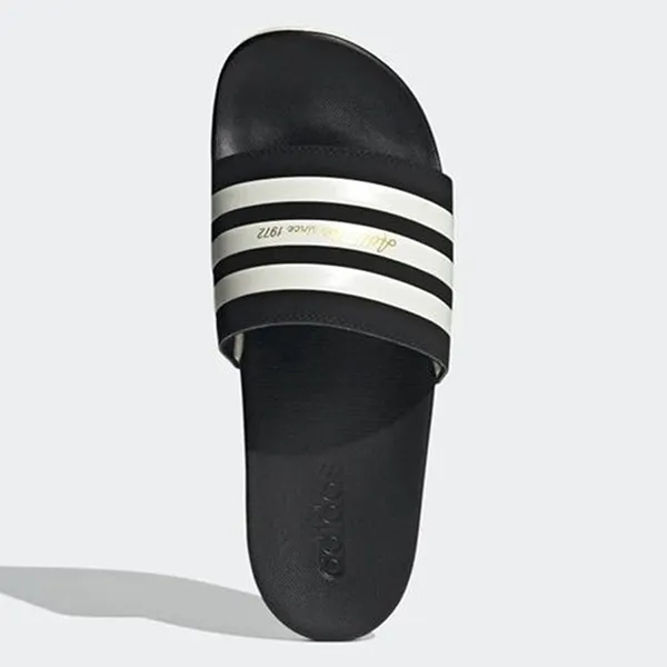 Dép Adidas Adilette Comfort Black/Gold GW5966 Màu Đen Trắng Size 42 - 1