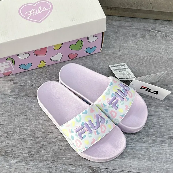 Dép Nữ Fila Light Purple White 1SM01619E 667 Màu Tím Nhạt Size 38 - Dép - Vua Hàng Hiệu