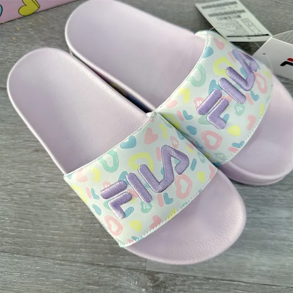Dép Nữ Fila Light Purple White 1SM01619E 667 Màu Tím Nhạt Size 38 - Dép - Vua Hàng Hiệu