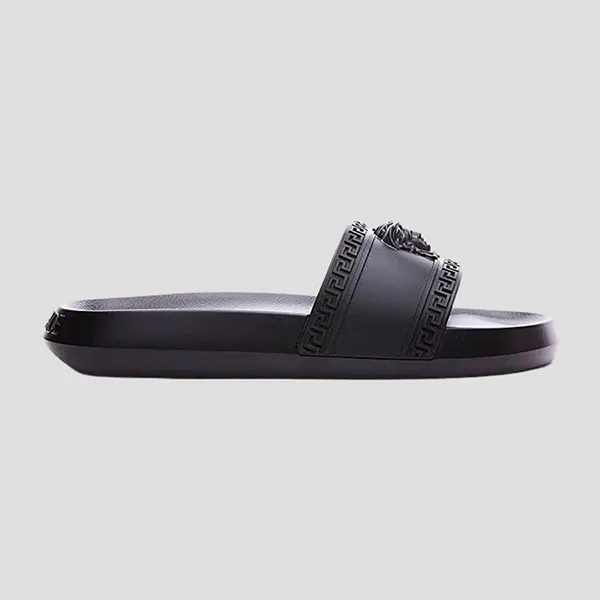 Dép Nam Versace Black With Medusa Logo 1008733 DG09G 1B000 Màu Đen Size 39 - Dép - Vua Hàng Hiệu