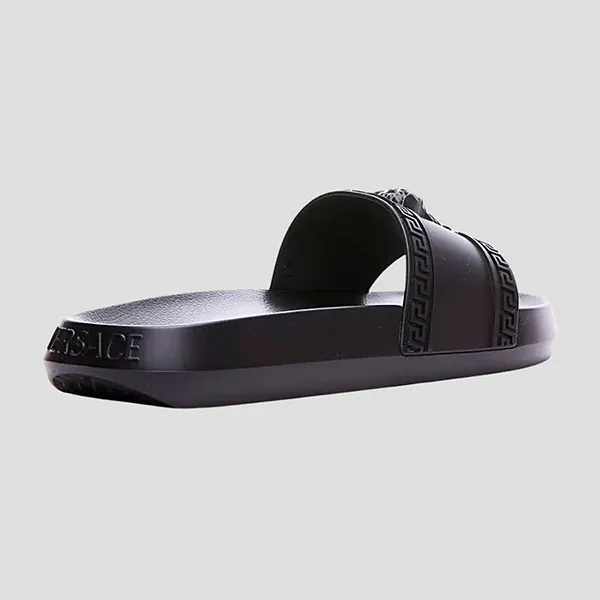 Dép Nam Versace Black With Medusa Logo 1008733 DG09G 1B000 Màu Đen Size 39 - Dép - Vua Hàng Hiệu