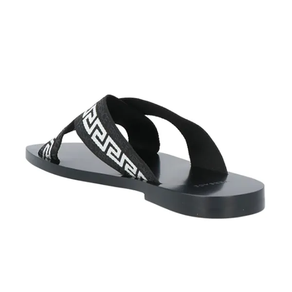 Dép Nam Versace Sandals VSC01 Màu Đen Trắng Size 42