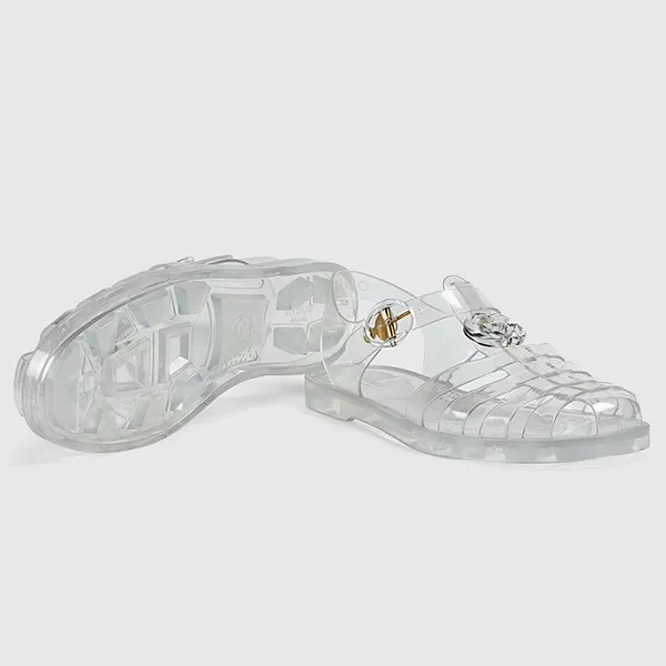 Dép Sandal Nam Gucci Double G Fisherman Sandal 904518300 Màu Trong Suốt Size 42 - Dép - Vua Hàng Hiệu