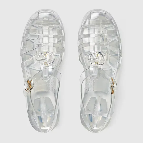 Dép Sandal Nam Gucci Double G Fisherman Sandal 904518300 Màu Trong Suốt Size 42 - Dép - Vua Hàng Hiệu