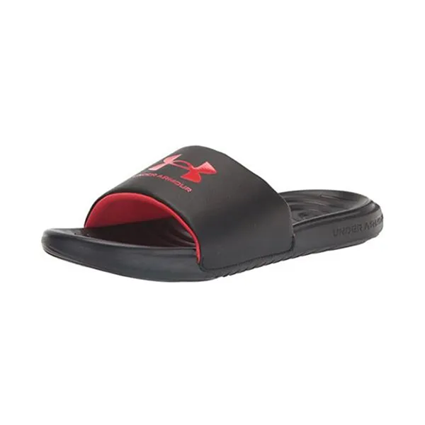 Dép Under Armour Ansa Fixed Slides Black Màu Đen Đỏ Size 41 - Dép - Vua Hàng Hiệu