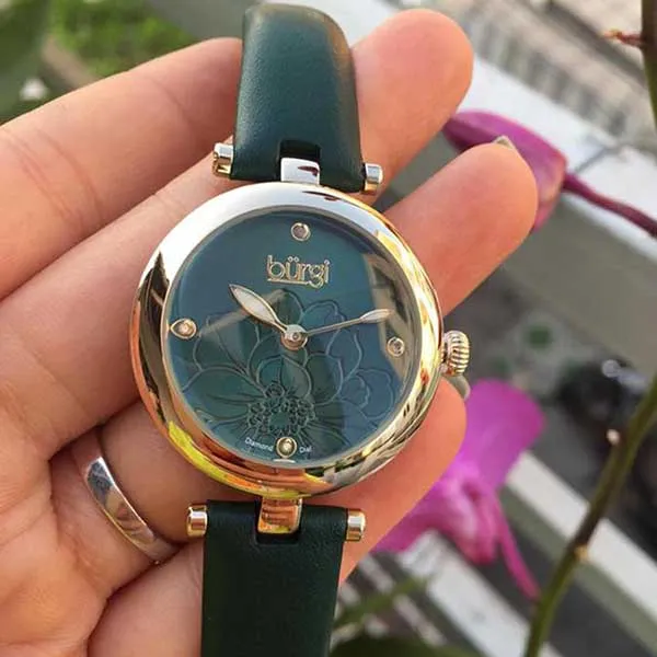 Đồng Hồ Burgi BUR128GN Màu Xanh Green