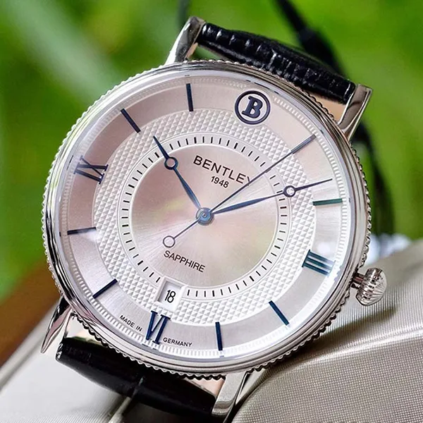 Đồng Hồ Nam Bentley BL1865-10MWWB-MS-GL-T Màu Bạc Đen - Đồng hồ - Vua Hàng Hiệu
