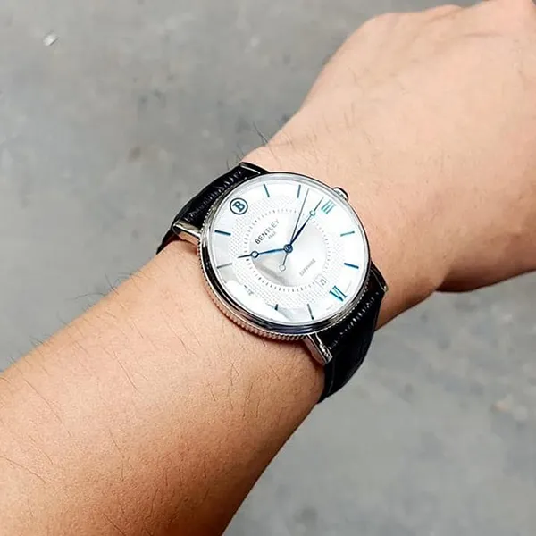 Đồng Hồ Nam Bentley BL1865-10MWWB-MS-GL-T Màu Bạc Đen - Đồng hồ - Vua Hàng Hiệu