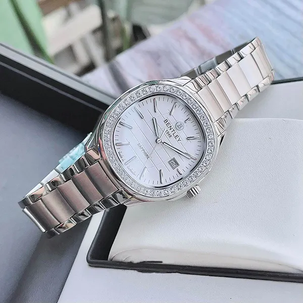 Đồng Hồ Nam Bentley Nautilus BL1869-101MWWI-DMS-T Màu Trắng Bạc