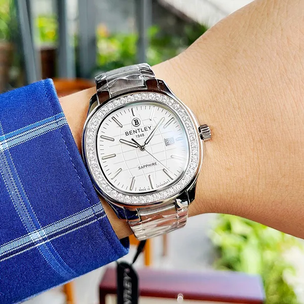 Đồng Hồ Nam Bentley Nautilus BL1869-101MWWI-DMS-T Màu Trắng Bạc