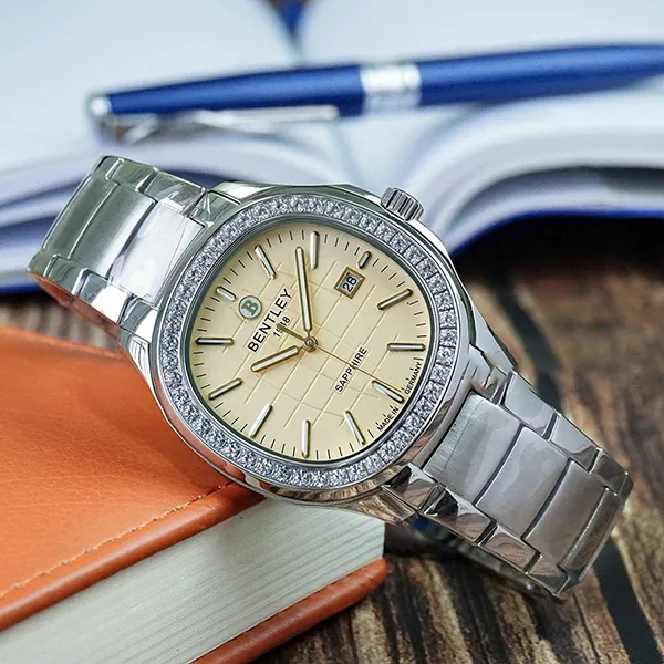 Đồng Hồ Nam Bentley Nautilus BL1869-101MWWI-DMS-V Màu Bạc Vàng