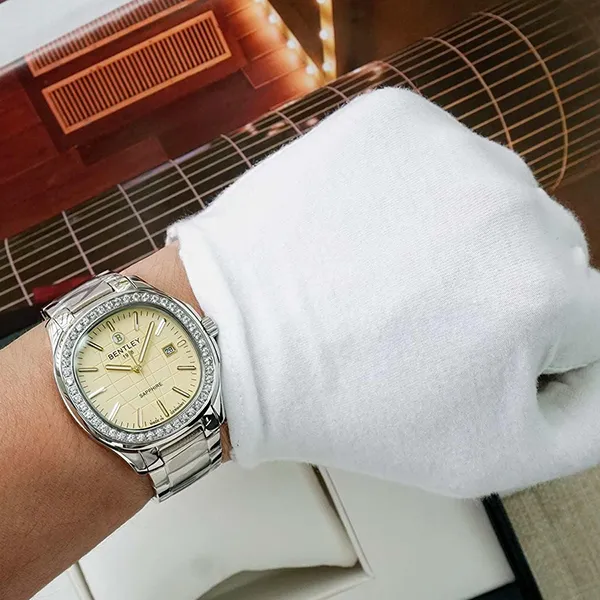 Đồng Hồ Nam Bentley Nautilus BL1869-101MWWI-DMS-V Màu Bạc Vàng