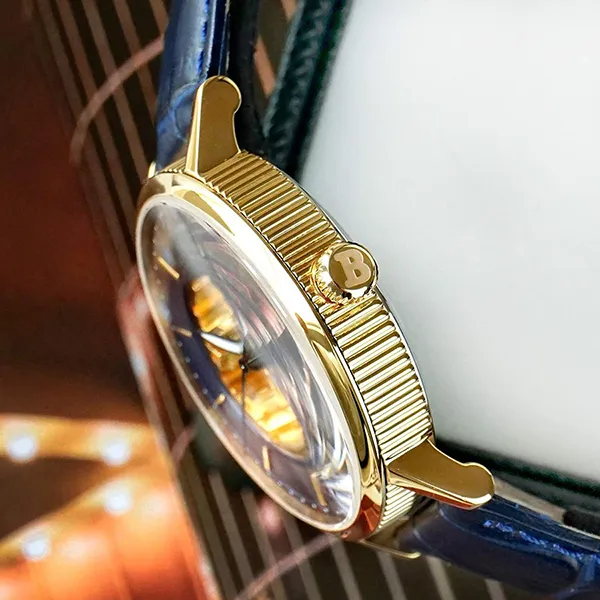 Đồng Hồ Nam Bentley Skeleton BL1833-15MKNN-AMK-GL-X Màu Xanh Vàng