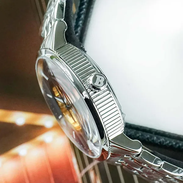 Đồng Hồ Nam Bentley Skeleton BL1833-15MWBI-AMS-D Màu Bạc Vàng
