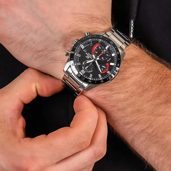 Đồng Hồ Nam Casio Edifice EFR-571DB-1A1VUDF Màu Đen Bạc - Đồng hồ - Vua Hàng Hiệu
