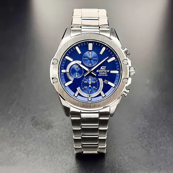 Đồng Hồ Nam Casio Edifice EFR-S567D-2AVUDF Màu Xanh Bạc - Đồng hồ - Vua Hàng Hiệu