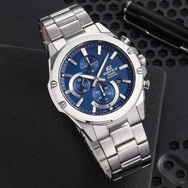 Đồng Hồ Nam Casio Edifice EFR-S567D-2AVUDF Màu Xanh Bạc - Đồng hồ - Vua Hàng Hiệu