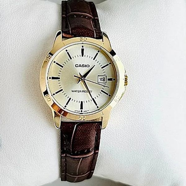 Đồng Hồ Nam Casio MTP-V004GL-9AUDF Màu Nâu Vàng - Đồng hồ - Vua Hàng Hiệu