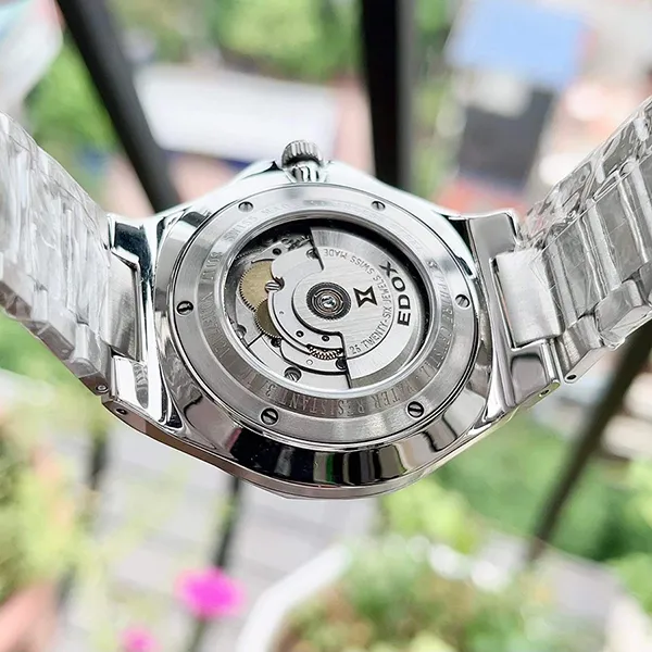 Đồng Hồ Nam Edox Delfin 80117-3M-AIN Màu Bạc Trắng - Đồng hồ - Vua Hàng Hiệu