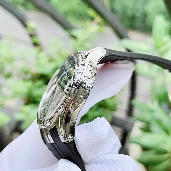 Đồng Hồ Nam Edox Grand Ocean 83006-3CA-BUIN Màu Đen Bạc