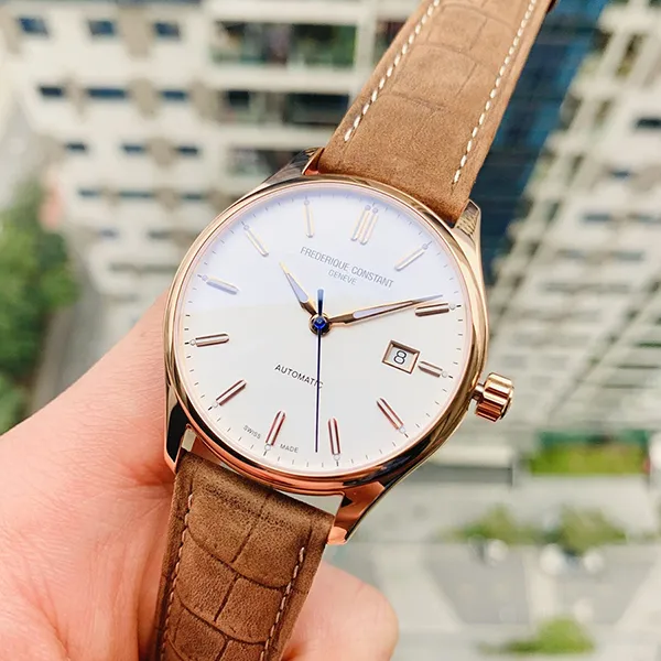 Đồng Hồ Nam Frederique Constant Classic FC-303NV5B4 Màu Nâu Trắng - Đồng hồ - Vua Hàng Hiệu