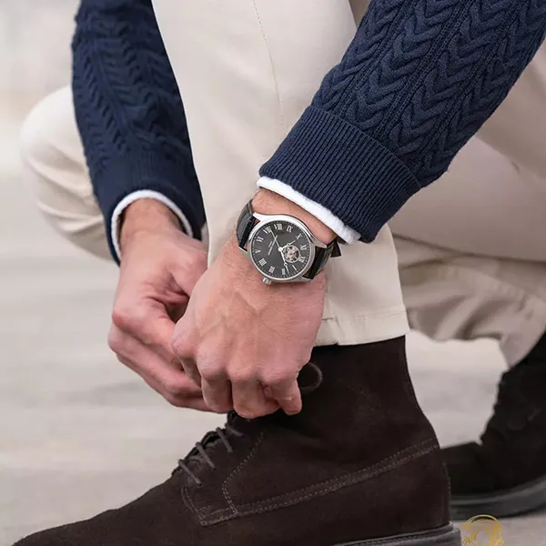 Đồng Hồ Nam Frederique Constant Classics Heart Beat FC-310MCK5B6 Màu Đen - Đồng hồ - Vua Hàng Hiệu