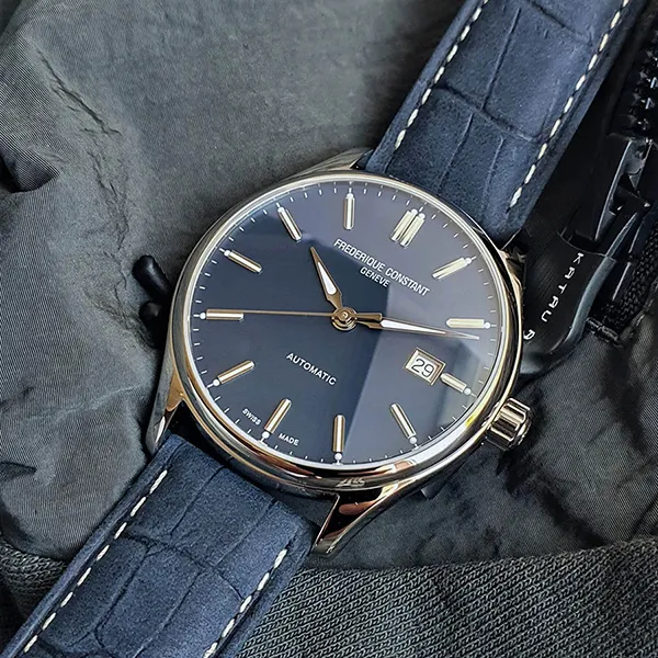 Đồng Hồ Nam Frederique Constant Classics Index FC-303NN5B6 Màu Xanh Bạc - Đồng hồ - Vua Hàng Hiệu
