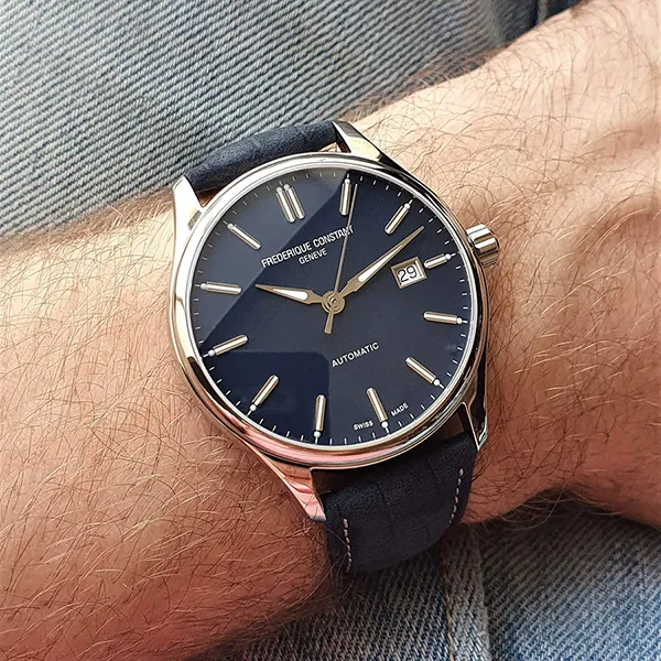 Đồng Hồ Nam Frederique Constant Classics Index FC-303NN5B6 Màu Xanh Bạc - Đồng hồ - Vua Hàng Hiệu