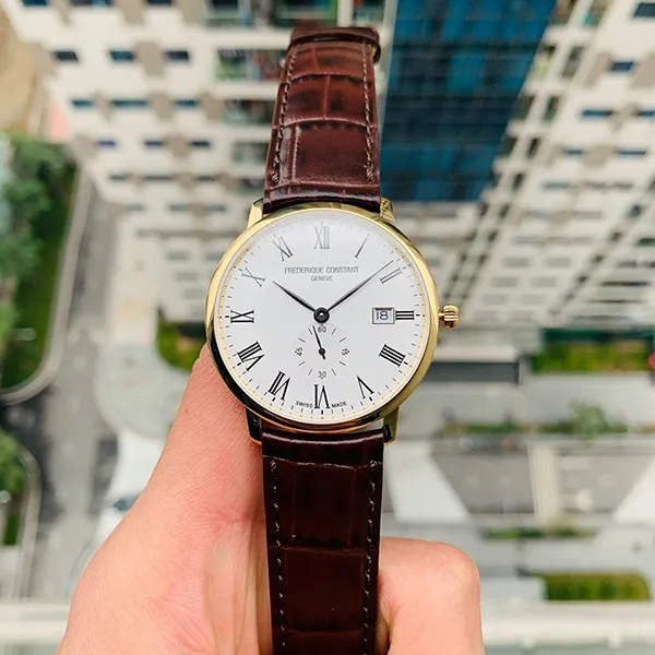 Đồng Hồ Nam Frederique Constant FC-245WR5S5 Màu Trắng Nâu