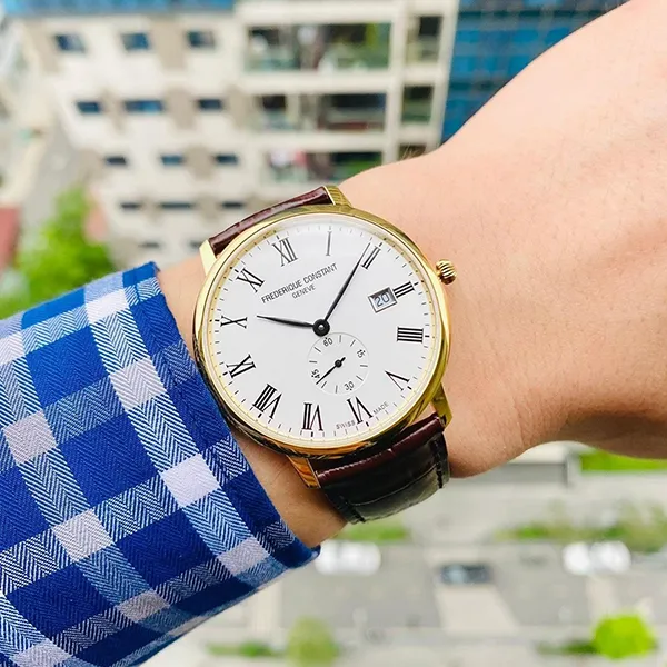 Đồng Hồ Nam Frederique Constant FC-245WR5S5 Màu Trắng Nâu
