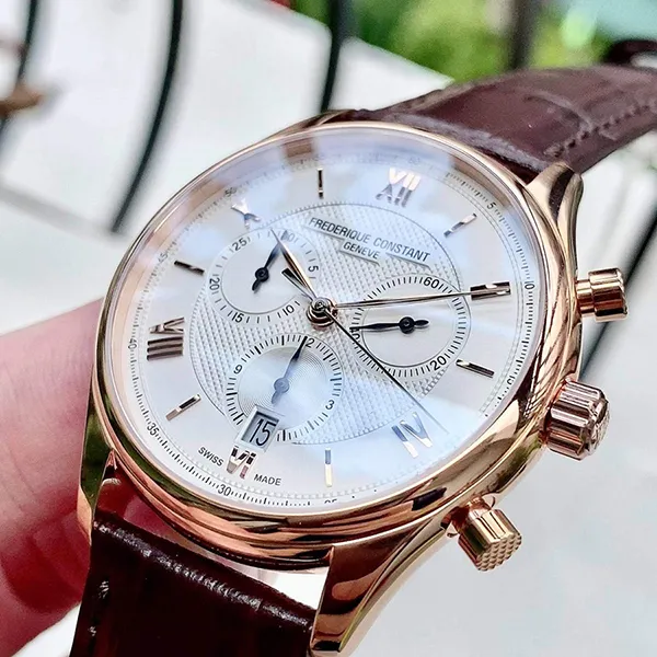 Đồng Hồ Nam Frederique Constant FC-292MV5B4 Màu Trắng Nâu