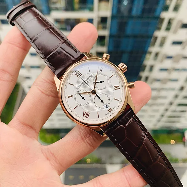 Đồng Hồ Nam Frederique Constant FC-292MV5B4 Màu Trắng Nâu