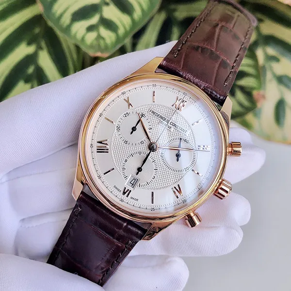 Đồng Hồ Nam Frederique Constant FC-292MV5B4 Màu Trắng Nâu