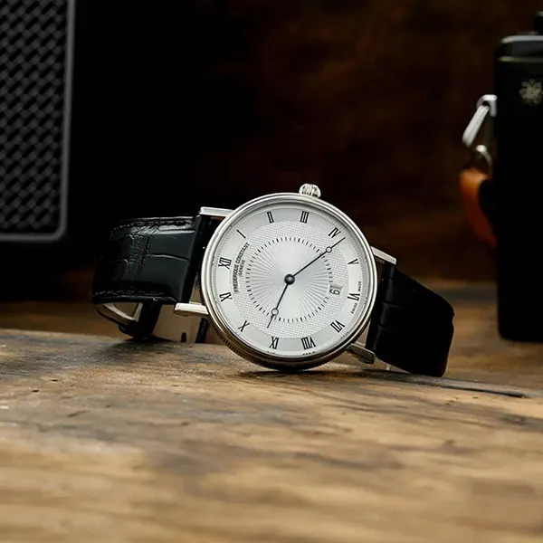 Đồng Hồ Nam Frederique Constant Slimline FC-306MC4S36 Màu Trắng Đen