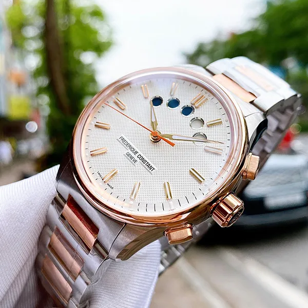 Đồng Hồ Nam Frederique Constant Yacht Timer FC-380VT4H2B Màu Demi (Bạc – Vàng Hồng) - Đồng hồ - Vua Hàng Hiệu