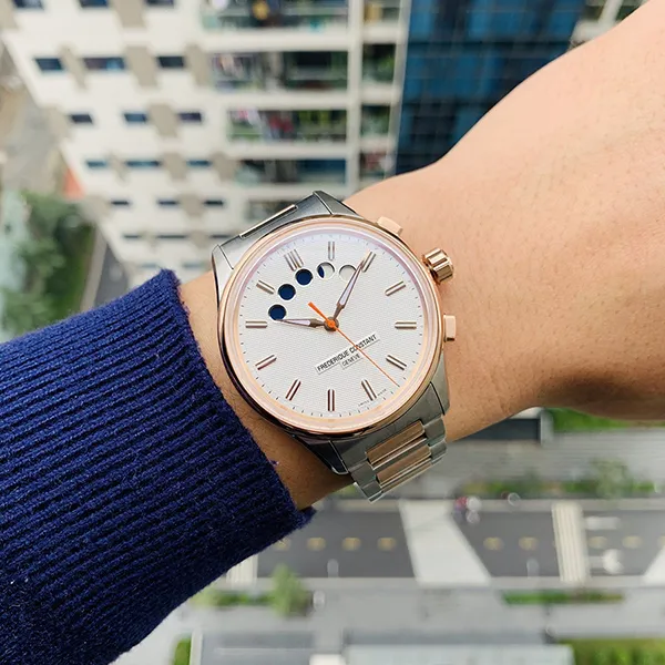 Đồng Hồ Nam Frederique Constant Yacht Timer FC-380VT4H2B Màu Demi (Bạc – Vàng Hồng) - Đồng hồ - Vua Hàng Hiệu