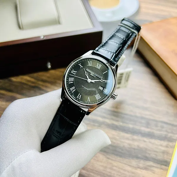 Đồng Hồ Nam Fredique Constant Classics Index FC-303MCK5B6 Màu Đen Bạc - Đồng hồ - Vua Hàng Hiệu