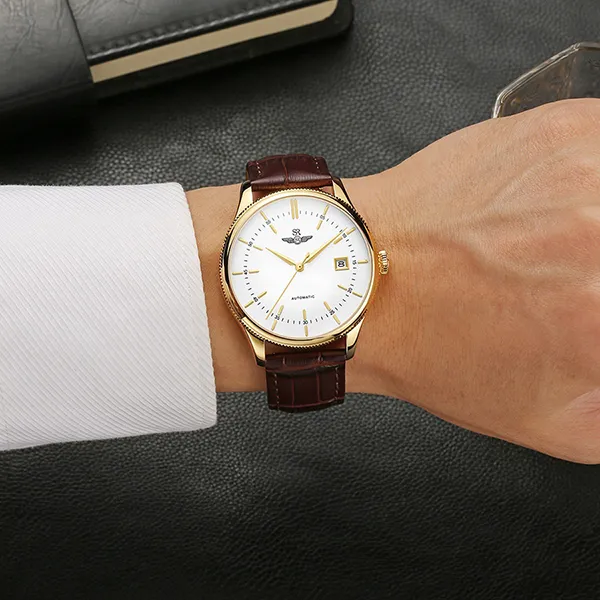 Đồng Hồ Nam SRWATCH Automatic AT SG8886.4602AT Màu Nâu
