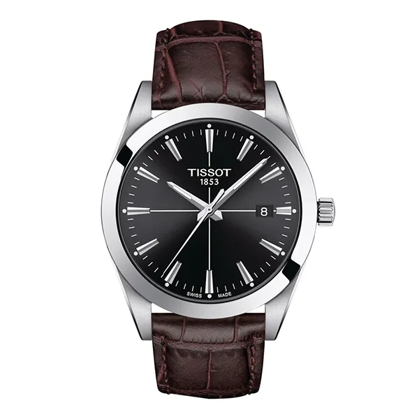 Đồng Hồ Nam Tissot Gentleman T127.410.16.051.01 Màu Nâu